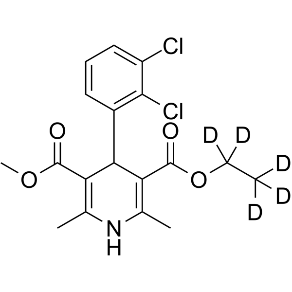Felodipine-d5 Chemical Structure Felodipine-d5