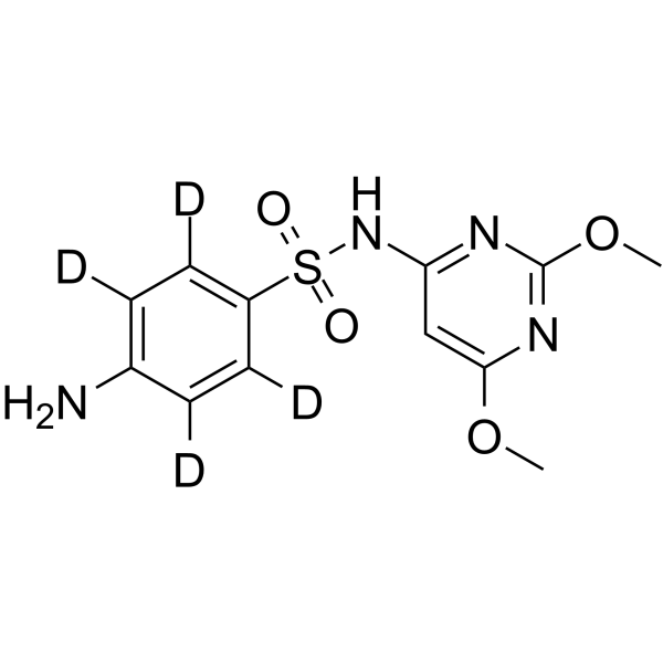 Sulfadimethoxine-d4(Synonyms: Sulphadimethoxine-d4)