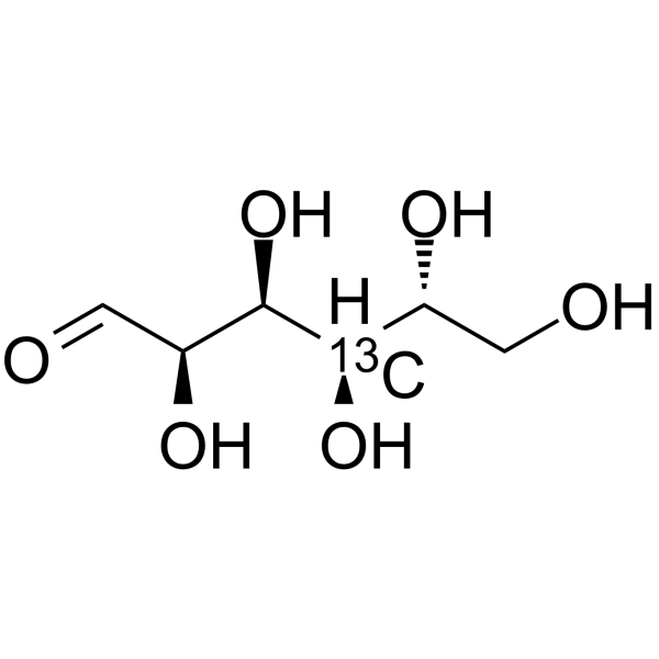 D-Glucose-13C-1 Chemical Structure D-Glucose-13C-1(Synonyms: Glucose-13C-1; D-(+)-Glucose-13C-1; Dextrose-13C-1)