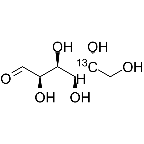 D-Glucose-13C-2 Chemical Structure D-Glucose-13C-2(Synonyms: Glucose-13C-2; D-(+)-Glucose-13C-2; Dextrose-13C-2)