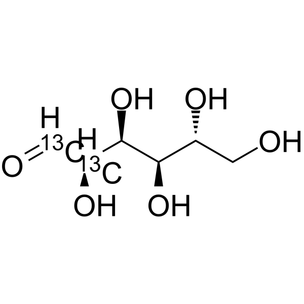 D-Glucose-13C2-4 Chemical Structure D-Glucose-13C2-4(Synonyms: 葡萄糖13C2-4)