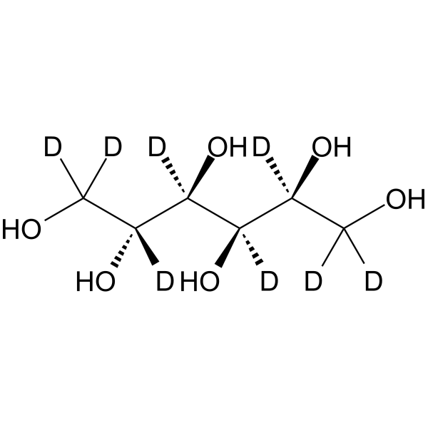 D-Sorbitol-d8 Chemical Structure D-Sorbitol-d8(Synonyms: Sorbitol-d8; D-Glucitol-d8)