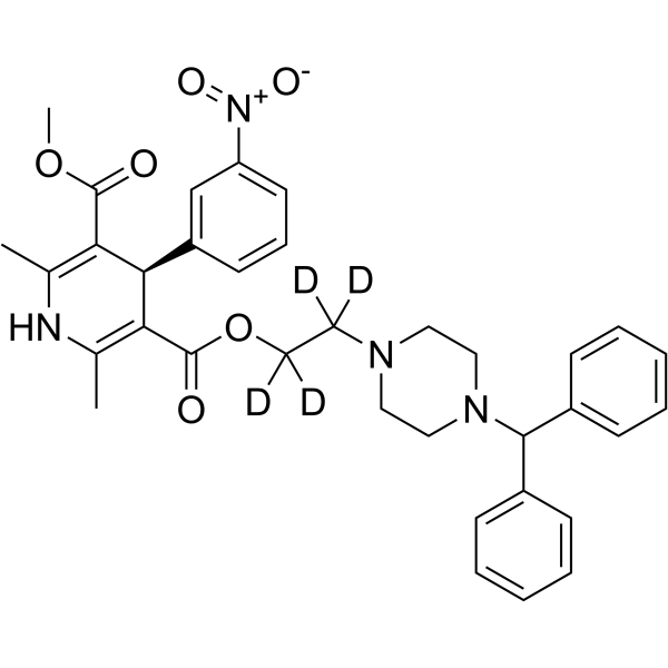 R-(-)-Manidipine-d4 Chemical Structure R-(-)-Manidipine-d4