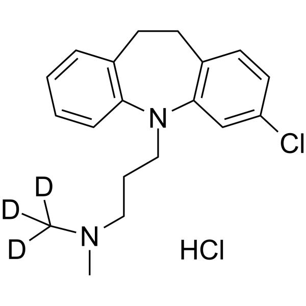 Clomipramine-d3 hydrochloride(Synonyms: Chlorimipramine-d3 hydrochloride; G-34586-d3 hydrochloride; NSC-169865-d3 hydrochloride)