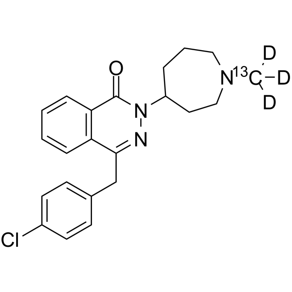 Azelastine-13C,d3 Chemical Structure Azelastine-13C,d3