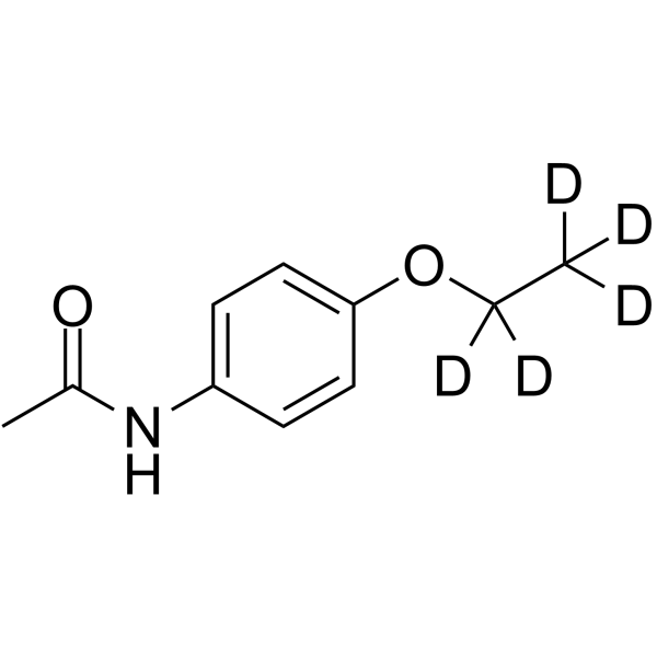 Phenacetin-d5 Chemical Structure Phenacetin-d5(Synonyms: Acetophenetidin-d5)