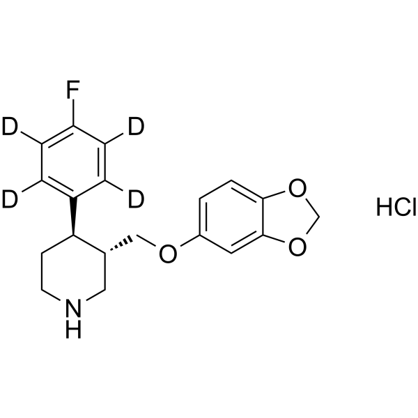 Paroxetine-d4 hydrochloride(Synonyms: BRL29060-d4 hydrochloride;  BRL29060A-d4)