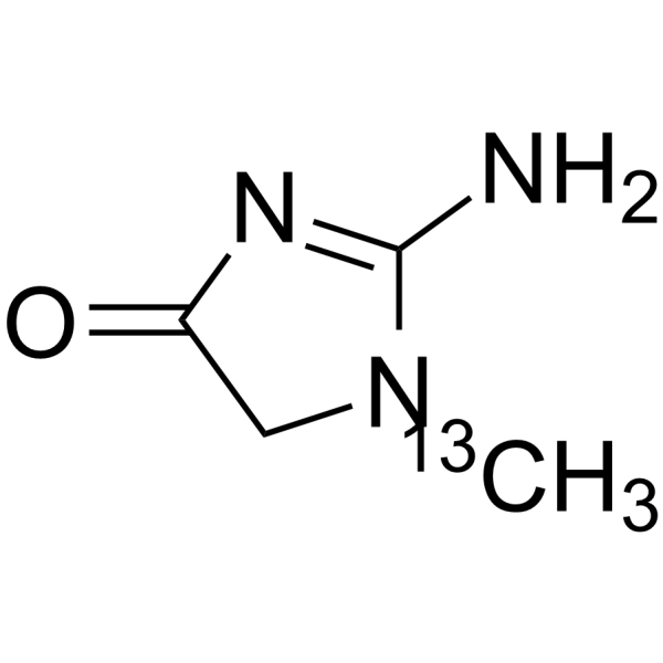 Creatinine-13C Chemical Structure Creatinine-13C(Synonyms: NSC13123-13C)