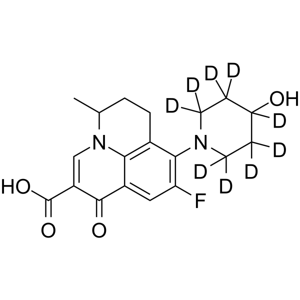 Nadifloxacin-d9 Chemical Structure Nadifloxacin-d9(Synonyms: OPC7251-d9)