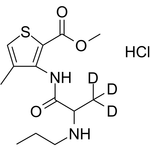 Articaine-d3 hydrochloride(Synonyms: Hoe-045-d3)