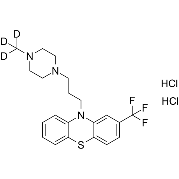 Trifluoperazine-d3 dihydrochloride Chemical Structure Trifluoperazine-d3 dihydrochloride