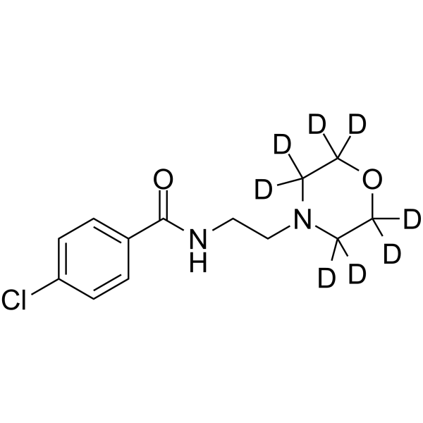 Moclobemide-d8 Chemical Structure Moclobemide-d8(Synonyms: Ro111163-d8)