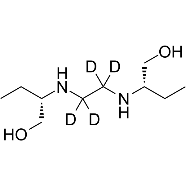 Ethambutol-d4 Chemical Structure Ethambutol-d4(Synonyms: Emb-d4)
