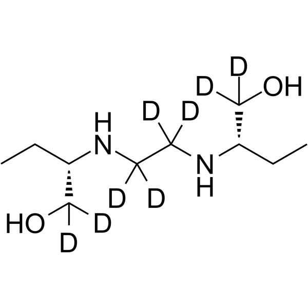Ethambutol-d8 Chemical Structure Ethambutol-d8(Synonyms: Emb-d8)
