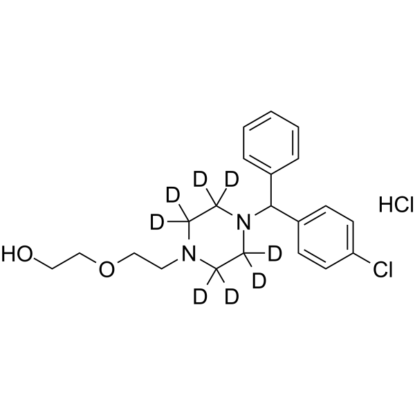 Hydroxyzine-d8 Dihydrochloride(Synonyms: 盐酸羟嗪 d8 （双盐酸盐）)