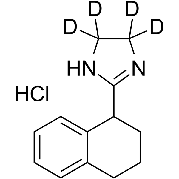 Tetrahydrozoline-d4 hydrochloride Chemical Structure Tetrahydrozoline-d4 hydrochloride(Synonyms: Tetryzoline-d4 hydrochloride)