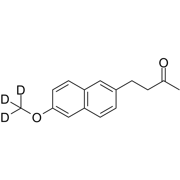 Nabumetone-d3 Chemical Structure Nabumetone-d3(Synonyms: BRL14777-d3)