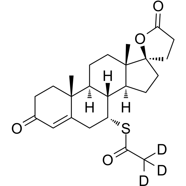 Spironolactone-d3 Chemical Structure Spironolactone-d3(Synonyms: SC9420-d3)