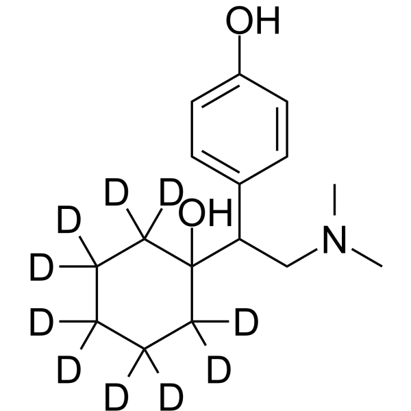Desvenlafaxine-d10 Chemical Structure Desvenlafaxine-d10