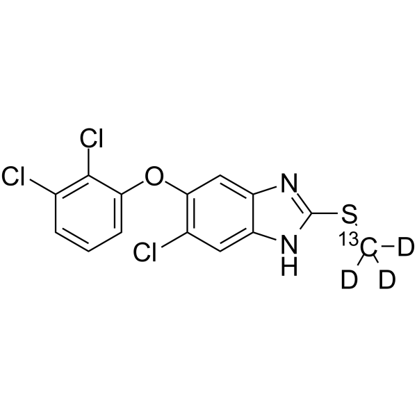 Triclabendazole-13C,d3(Synonyms: CGA89317-13C,d3)