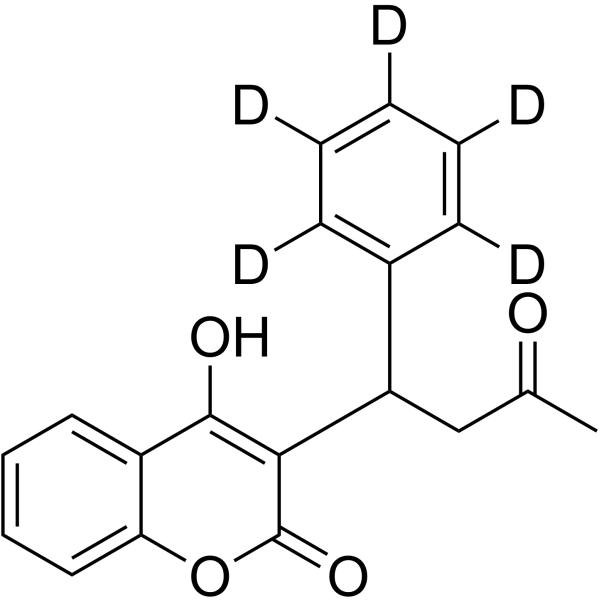 Warfarin-d5(Synonyms: WARF-42-d5;  Athrombine-K-d5)