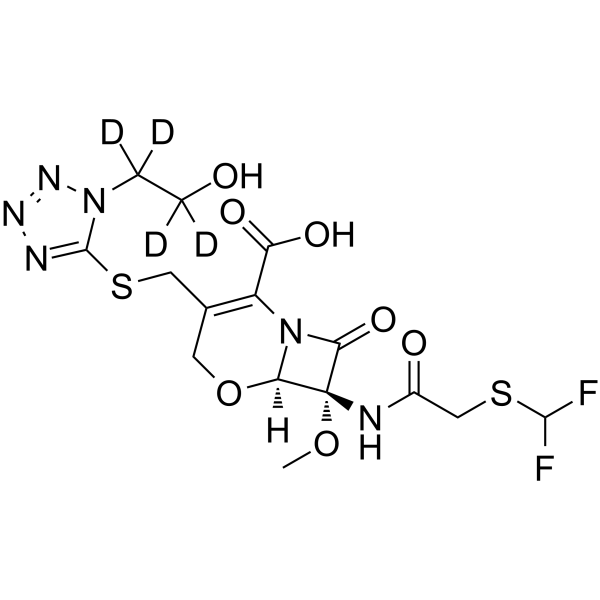 Flomoxef-d4 Chemical Structure Flomoxef-d4