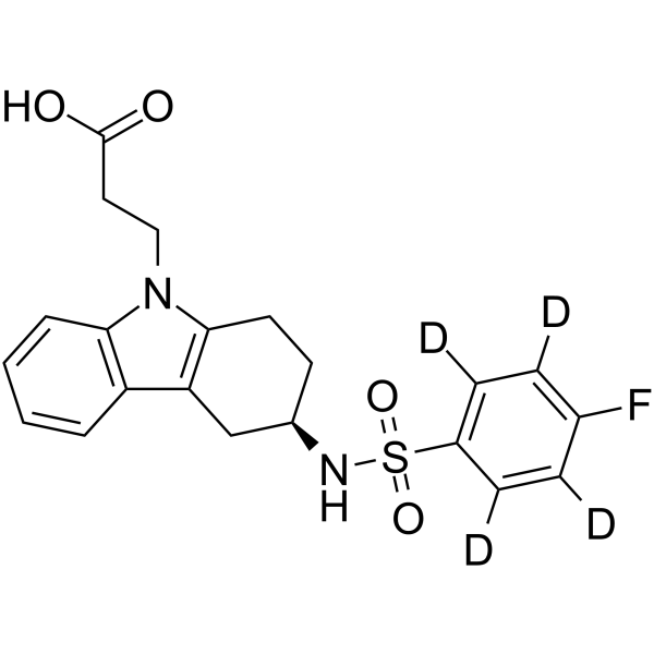 Ramatroban-d4 Chemical Structure Ramatroban-d4(Synonyms: BAY u3405-d4)