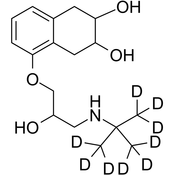 Nadolol-d9 Chemical Structure Nadolol-d9(Synonyms: 纳多洛尔 D9; SQ-11725-d9)