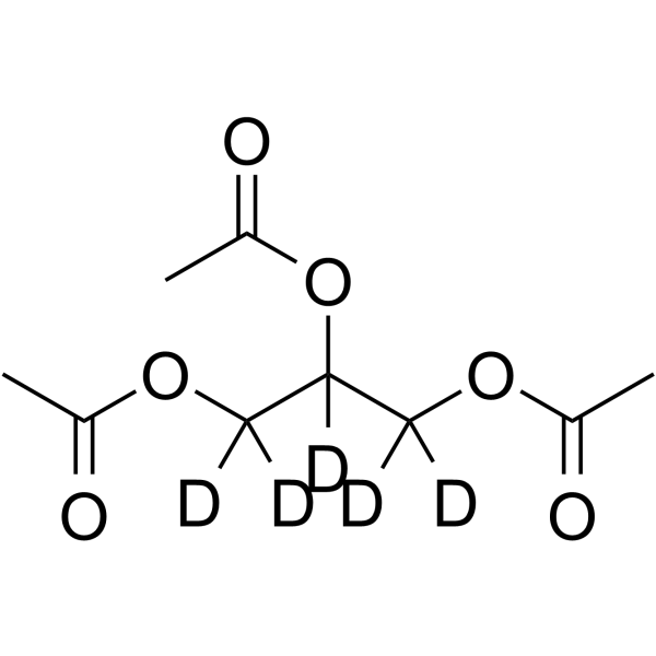 Triacetin-d5(Synonyms: Glyceryl triacetate-d5;  1,2,3-Triacetoxypropane-d5)
