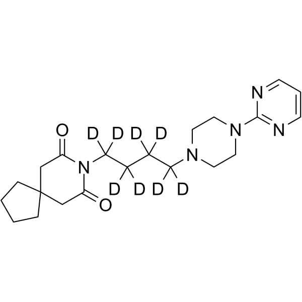 Buspirone-d8 Chemical Structure Buspirone-d8