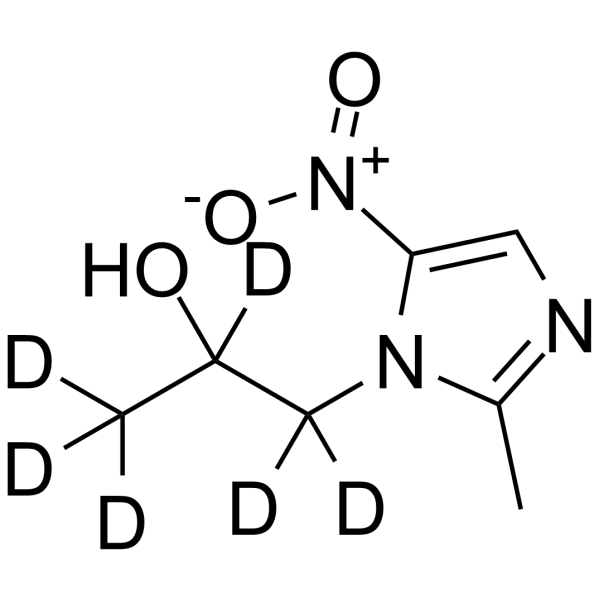 Secnidazole-d6 Chemical Structure Secnidazole-d6(Synonyms: RP-14539-d6; PM-185184-d6)