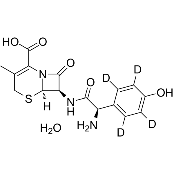 Cefadroxil-d4 hydrate Chemical Structure Cefadroxil-d4 hydrate(Synonyms: BL-S 578-d4 hydrate)