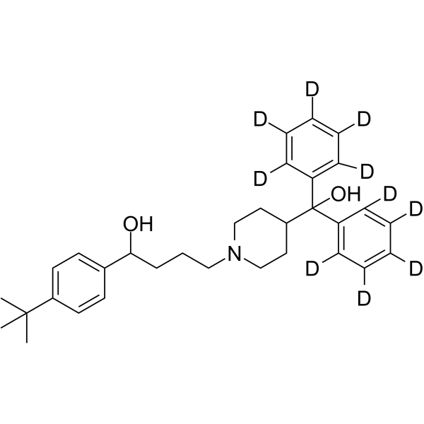 Terfenadine-d10(Synonyms: (±)-Terfenadine-d10;  MDL-991-d10)