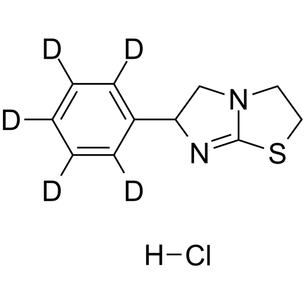 Tetramisole-d5 hydrochloride(Synonyms: (±)-Tetramisole-d5 hydrochloride; DL-Tetramisole-d5 hydrochloride; R-829-d5 hydrochloride)