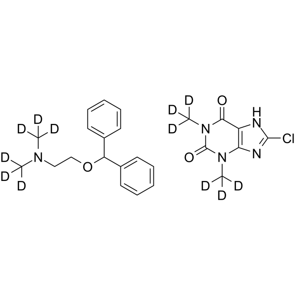 Dimenhydrinate-d12 Chemical Structure Dimenhydrinate-d12(Synonyms: 茶苯海明 d12)