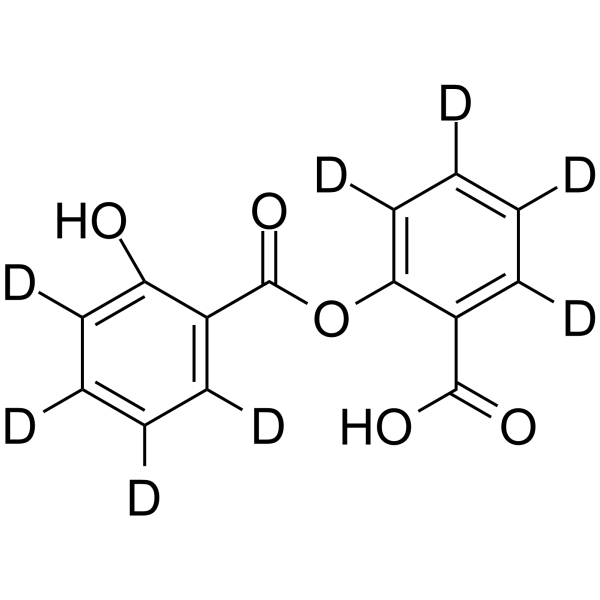 Salsalate-d8 Chemical Structure Salsalate-d8(Synonyms: Salicylsalicylic acid-d8; Disalicylic acid-d8)