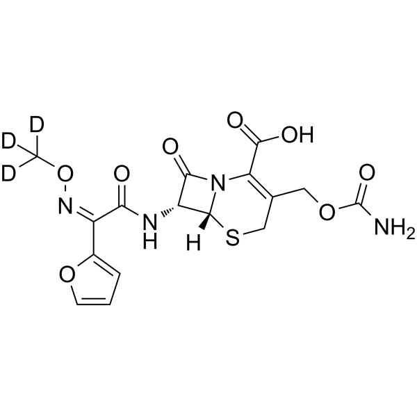 Cefuroxime-d3 Chemical Structure Cefuroxime-d3