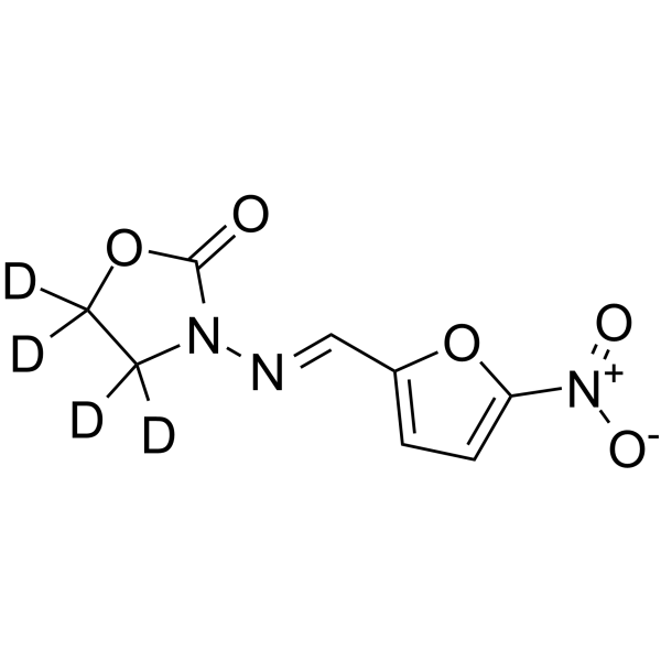 Furazolidone-d4 Chemical Structure Furazolidone-d4