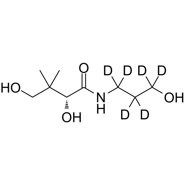 Dexpanthenol-d6 Chemical Structure Dexpanthenol-d6