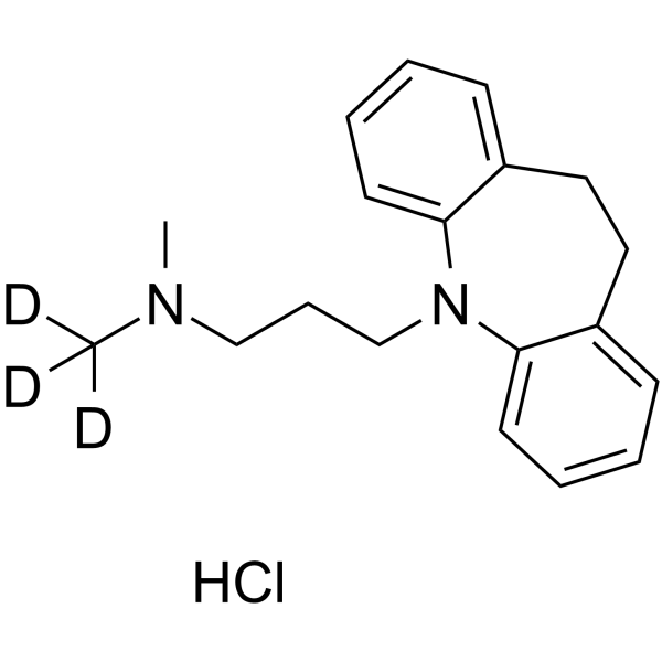 Imipramine-d3 hydrochloride Chemical Structure Imipramine-d3 hydrochloride