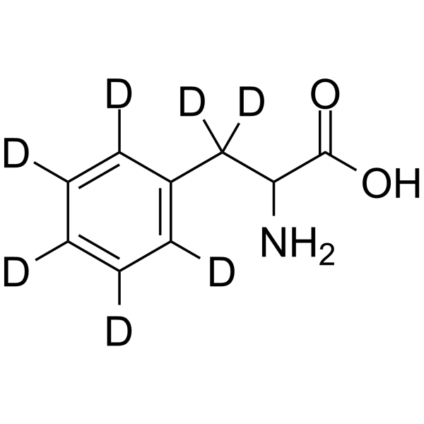 DL-3-Phenylalanine-d2 Chemical Structure DL-3-Phenylalanine-d2