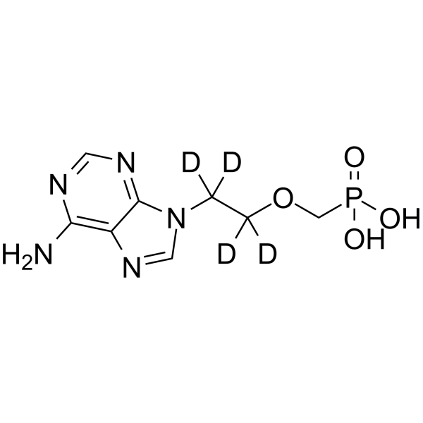 Adefovir-d4(Synonyms: GS-0393-d4;  PMEA-d4)