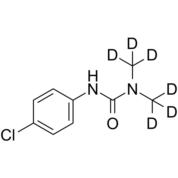 Monuron herbicide-d6 Chemical Structure Monuron herbicide-d6