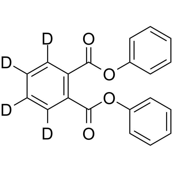 Diphenyl phthalate-3,4,5,6-d4 Chemical Structure Diphenyl phthalate-3,4,5,6-d4