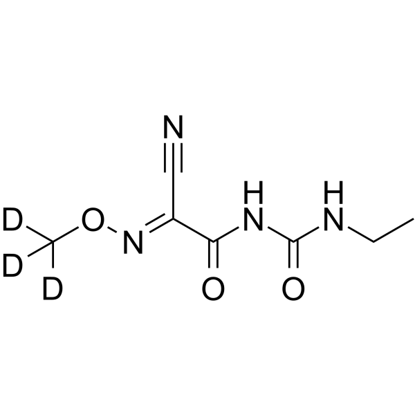 Cymoxanil-d3 Chemical Structure Cymoxanil-d3(Synonyms: 霜脲氰 d3)
