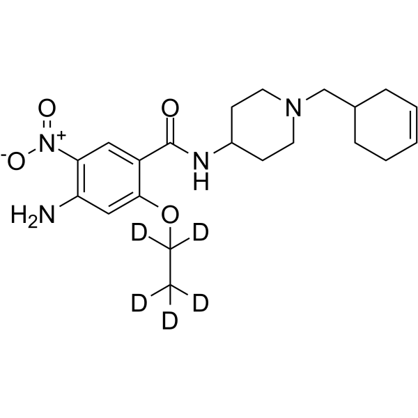 Cinitapride-d5 Chemical Structure Cinitapride-d5