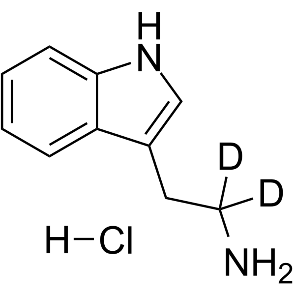 Tryptamine-d2 hydrochloride Chemical Structure Tryptamine-d2 hydrochloride