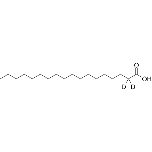 Stearic acid-d2 Chemical Structure Stearic acid-d2(Synonyms: 硬脂酸 d2)