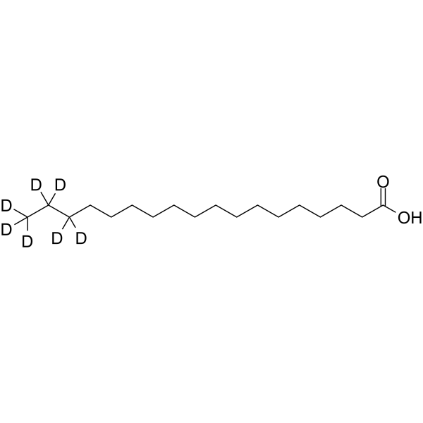 Stearic acid-d7 Chemical Structure Stearic acid-d7