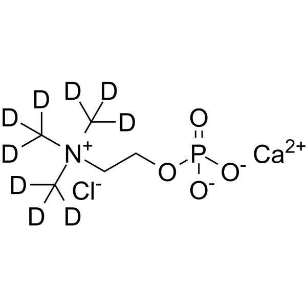 Calcium phosphorylcholine-d9 chloride Chemical Structure Calcium phosphorylcholine-d9 chloride(Synonyms: Phosphocholine-d9 chloride calcium)